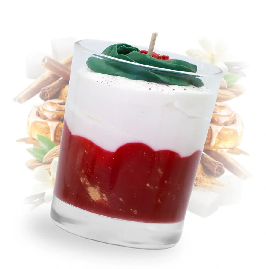 Bougie gourmande cannelle vanille - Noël