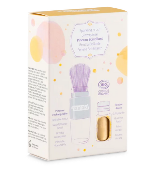 Pinceau Scintillant Doré