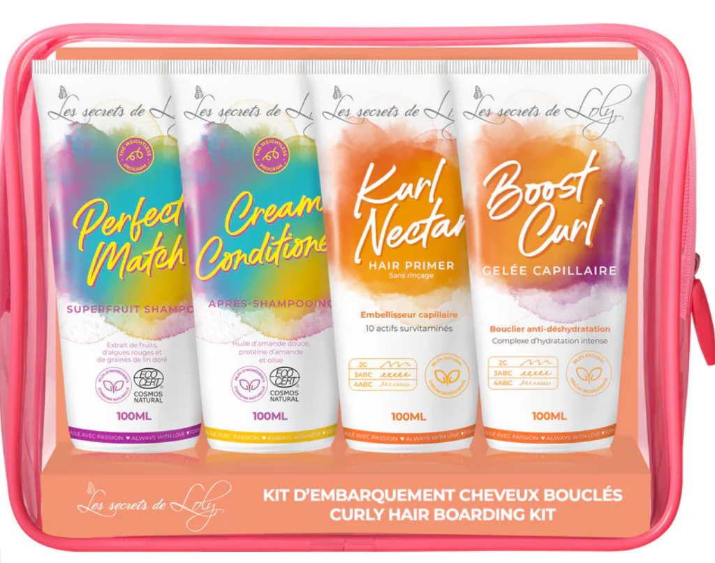 Trousse de Voyage Cheveux Bouclés