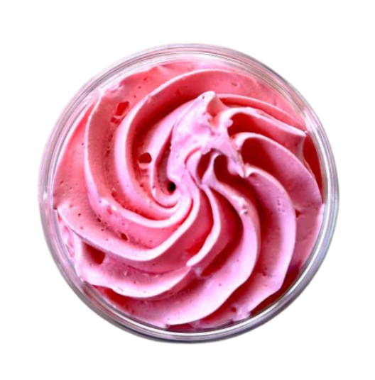 Chantilly de Douche & Bain Exfoliante Parfum Framboise
