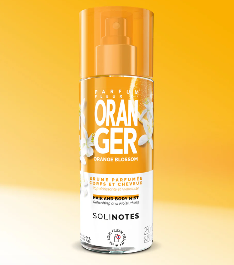 Brume Parfumée Corps et Cheveux Parfum Fleur d'Oranger