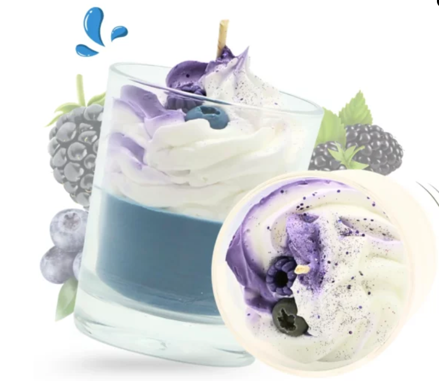 Bougie gourmande Mûres Myrtilles