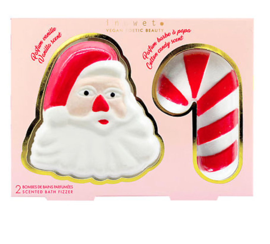 Coffret 2 Bombes de Bain - Père Noël & Sucre de Cane Inuwet