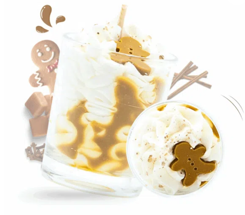 Mini bougie gourmande pain d’épices – Noël