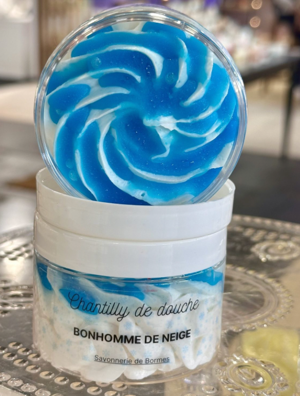 Chantilly de douche et bain coulis NOËL BONHOMME DE NEIGE