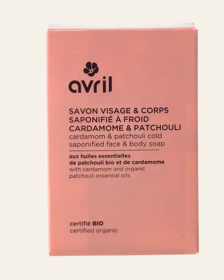 Savon Saponifié à froid Visage & Corps - Cardamome & Patchouli