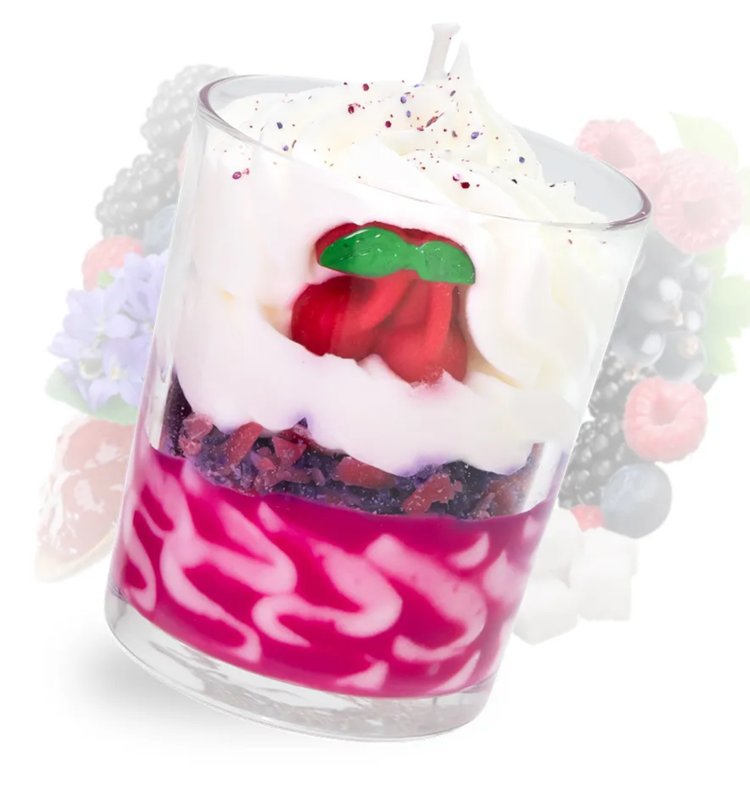 Bougie artisanale fruits rouges