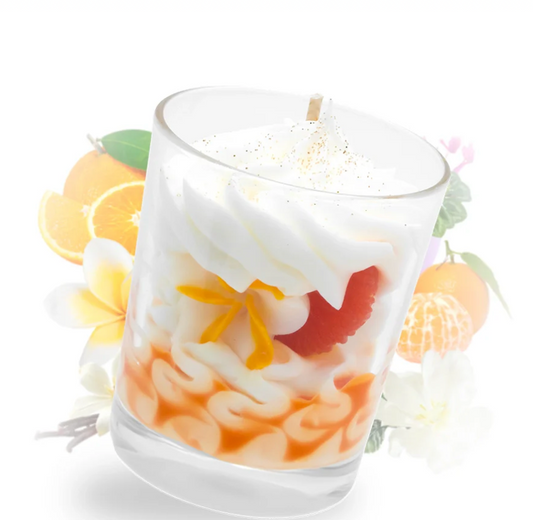 Bougie Gourmande Parfum Clémentine Monoï - 30H