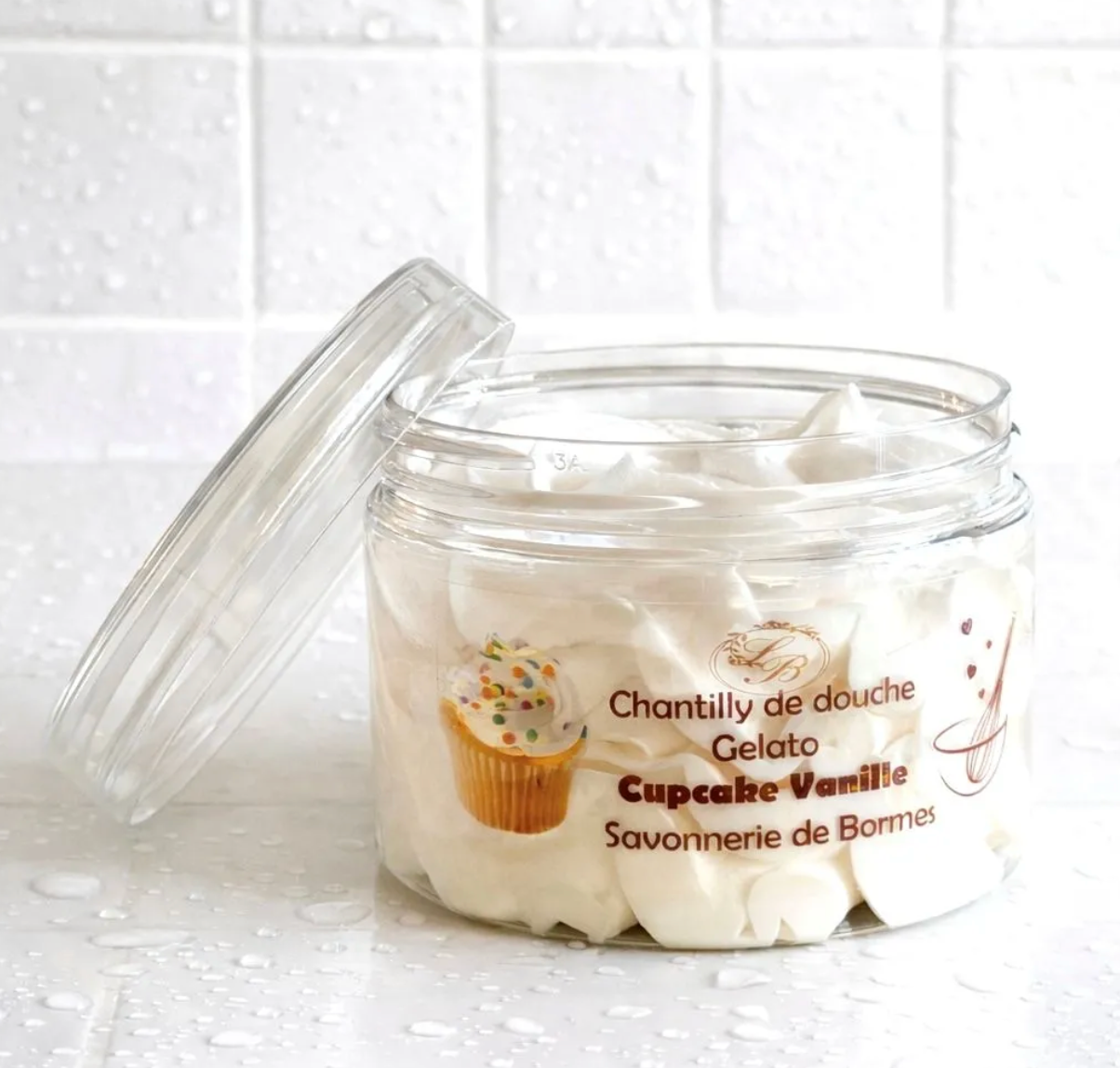 Chantilly de Douche - Cupcake Vanille