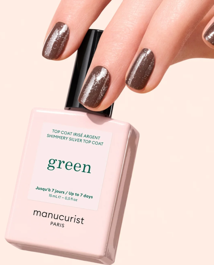 Top Coat irisé - Argent