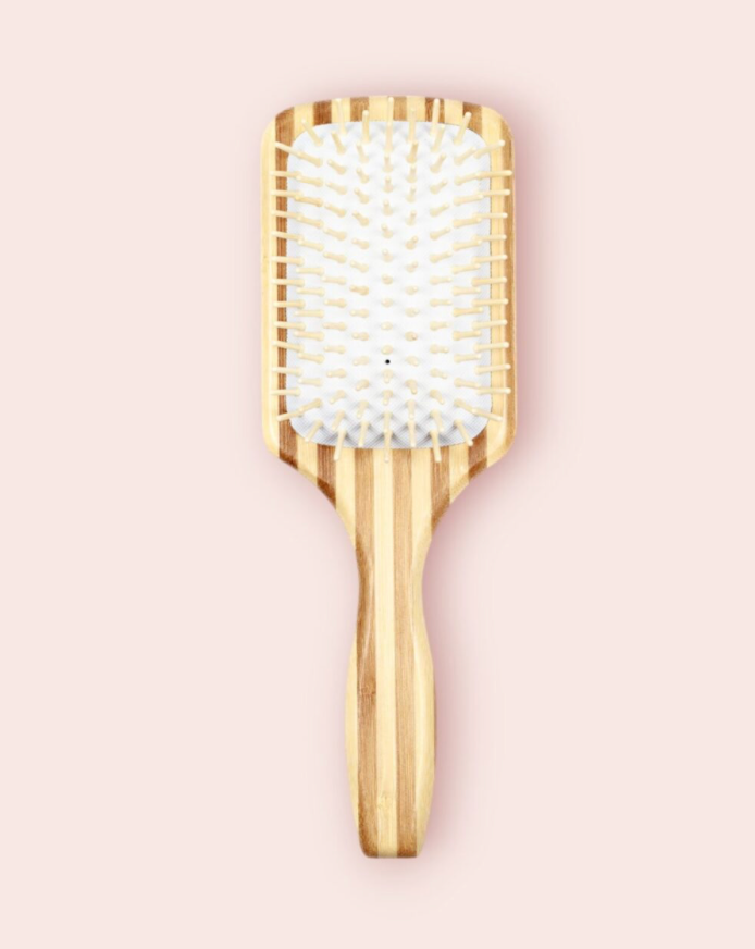 Brosse à cheveux démêlante “Large” en Bambou