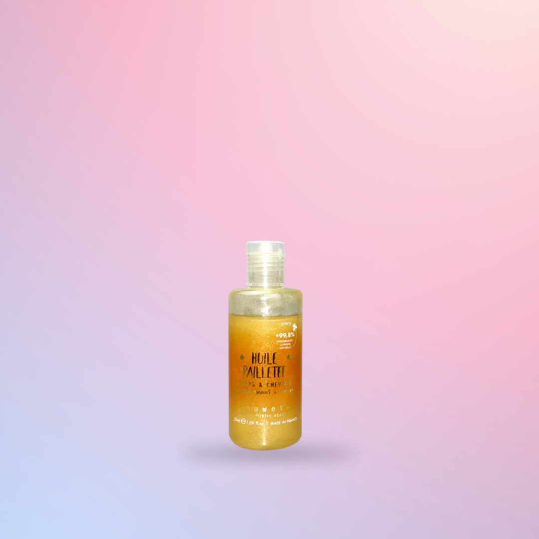 Huile Pailletée Corps et Cheveux Monoï