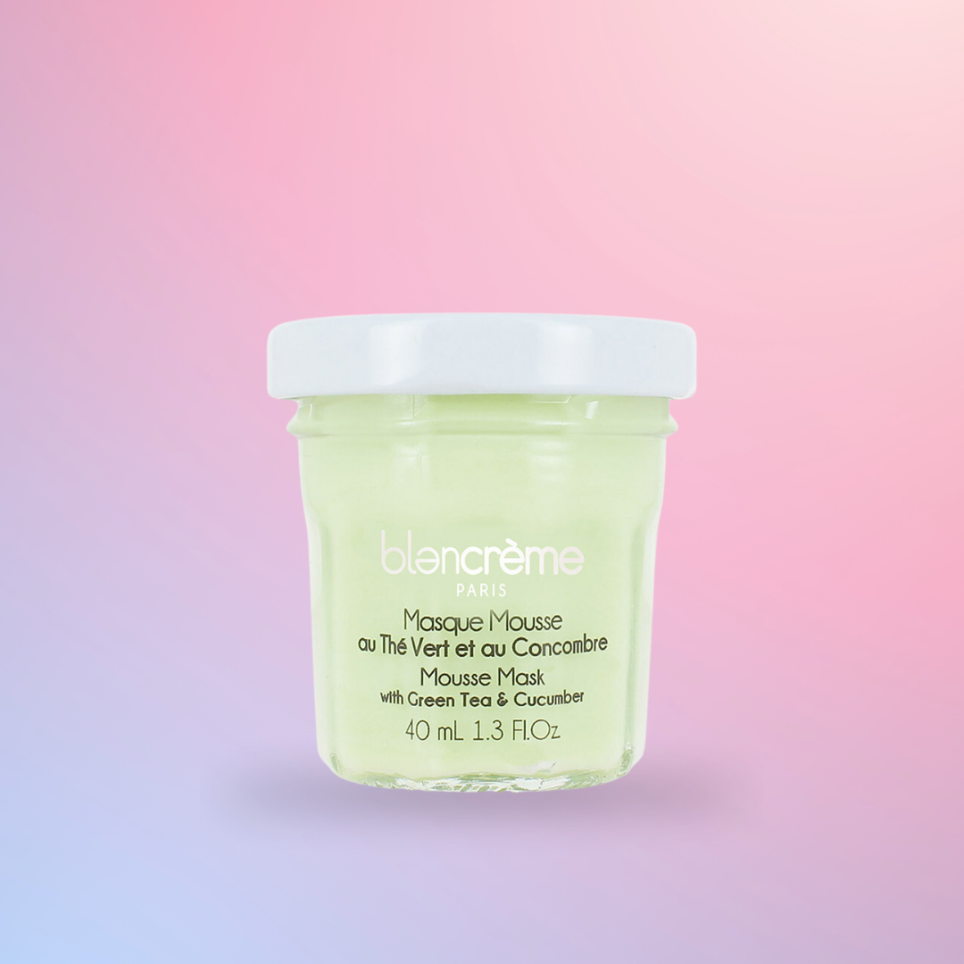 Masque Visage Mousse Thé Vert Concombre