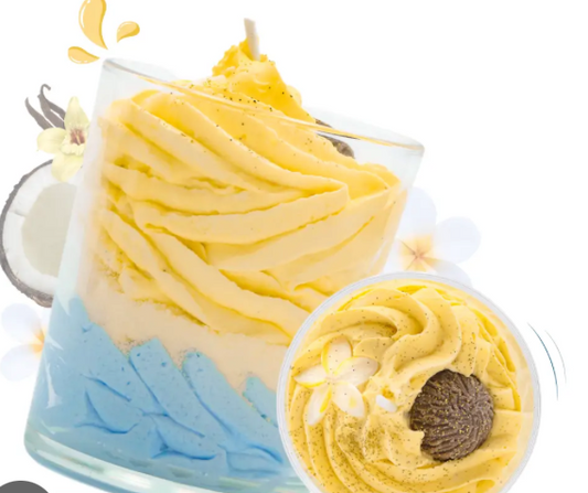 Bougie Gourmande  Parfum Monoï- Coco- Vanille