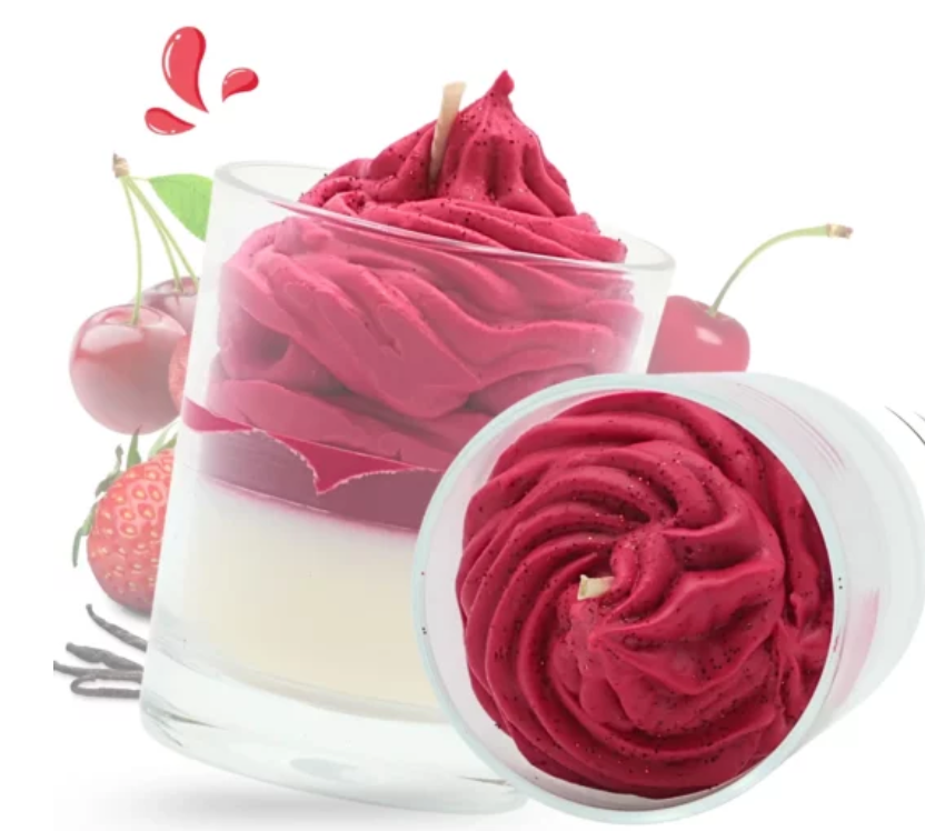 Bougie gourmande Cerise Vanillée