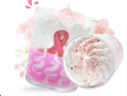 Bougie Gourmande Cachemire et Soie - Octobre Rose