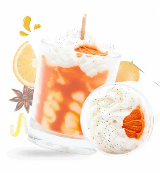 Mini bougie gourmande orange cannelle – Noël