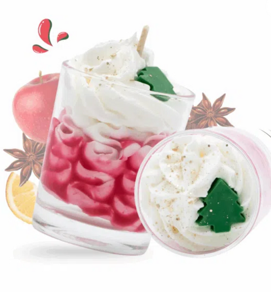 Mini bougie gourmande pomme cannelle – Noël