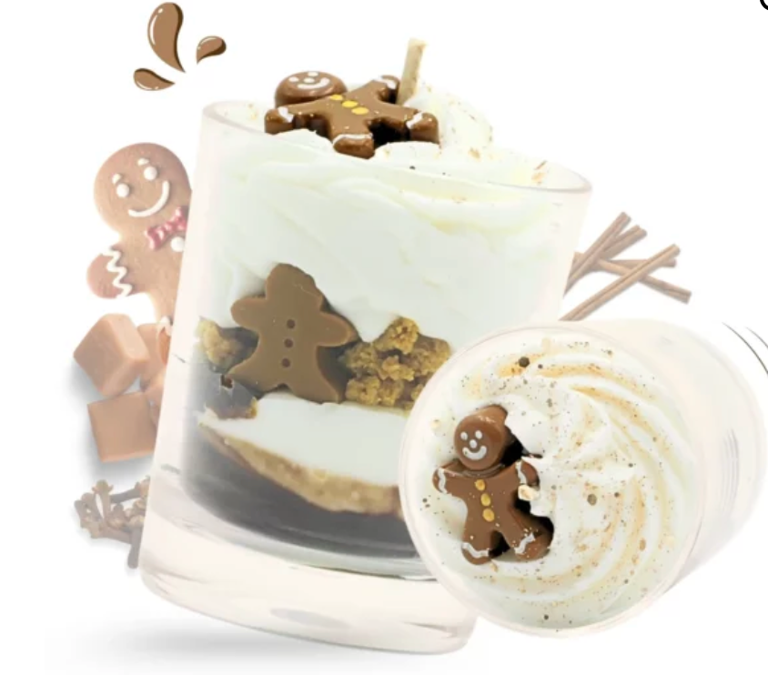 Bougie gourmande pain d’épices – Noël