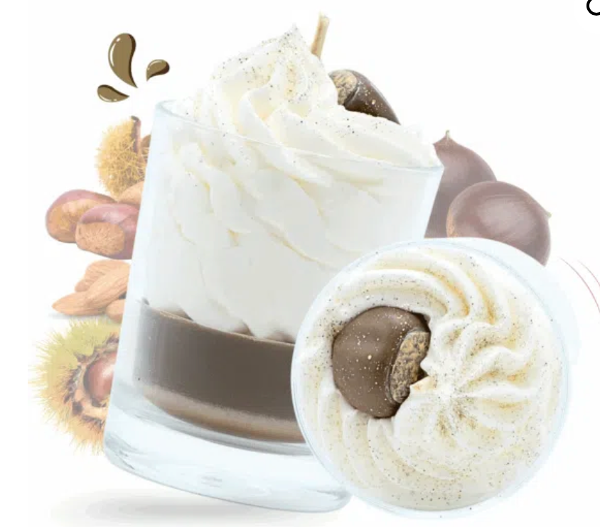 Bougie gourmande châtaigne grillée – Noël