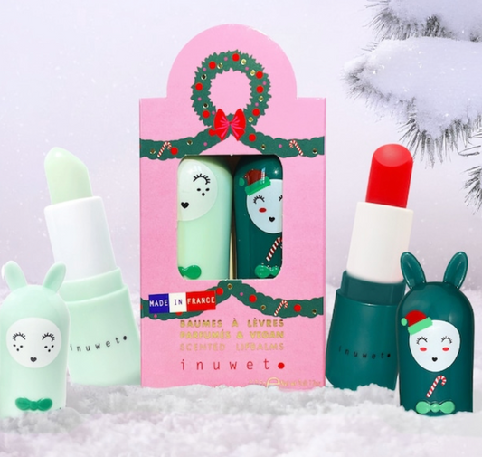 Coffret duo Couronne Baume à Lèvres Cerise et Pomme