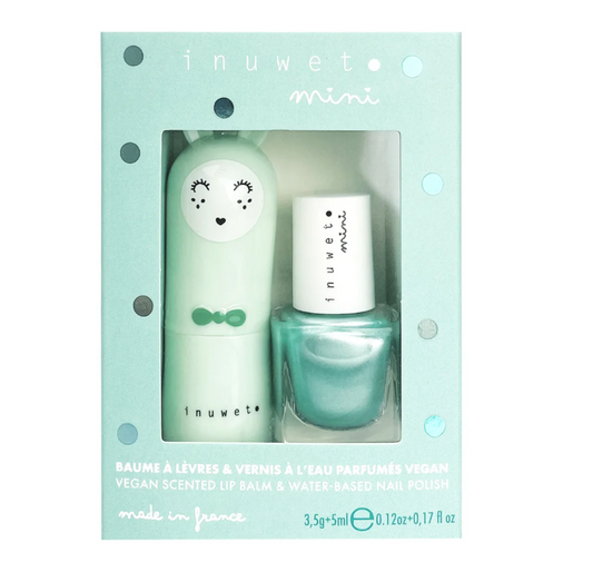 Coffret Aqua duo baume à lèvres et vernis à l'eau - Pomme