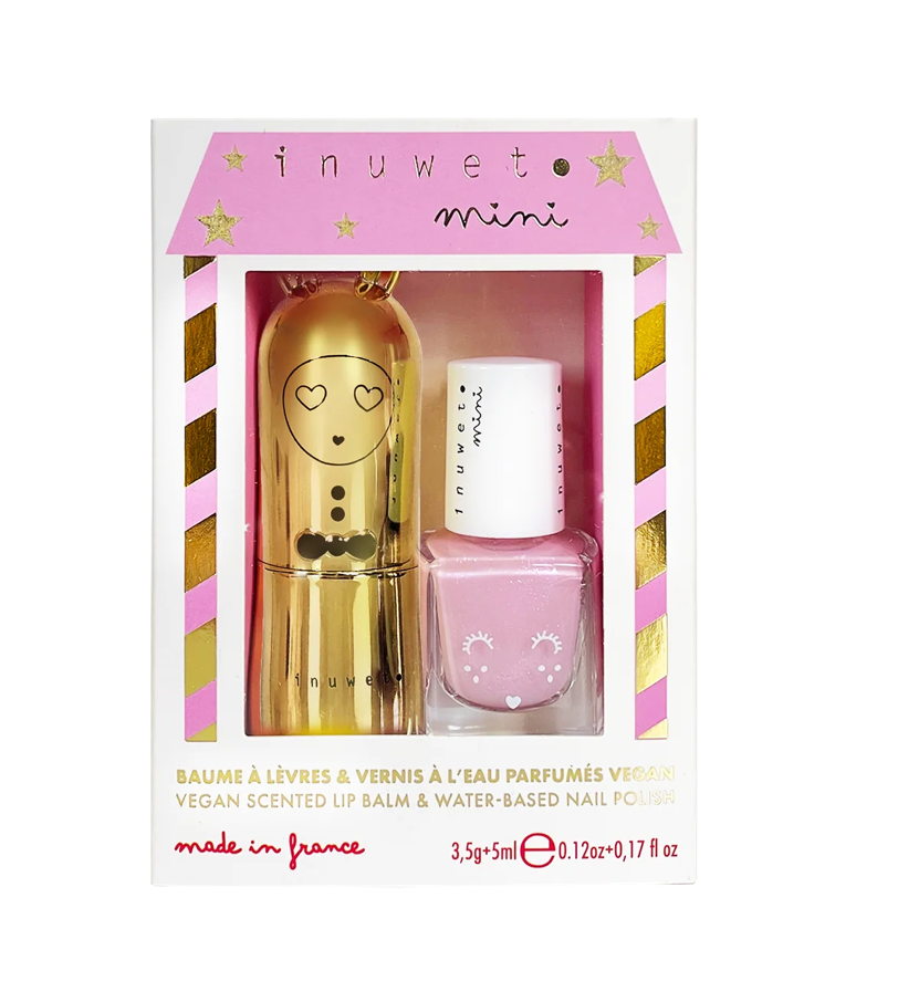 Coffret duo baume à lèvres et vernis à l'eau - Cheescake Pastèque