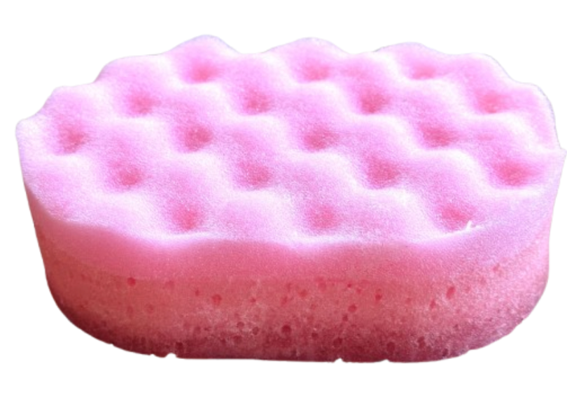 Eponge moussante FRAMBOISE