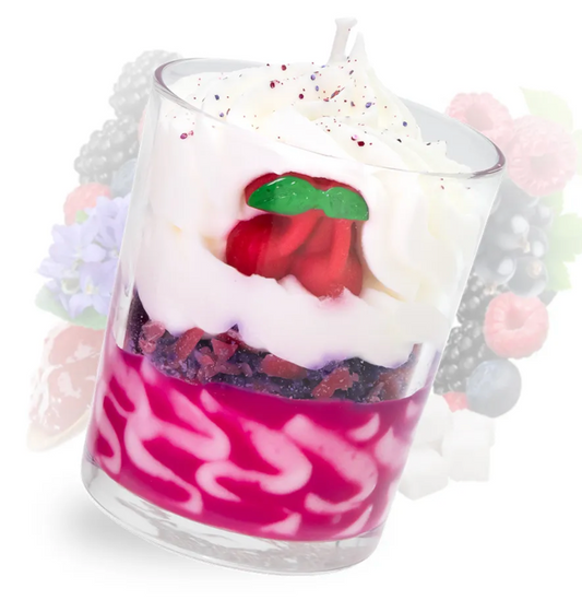 Bougie artisanale fruits rouges