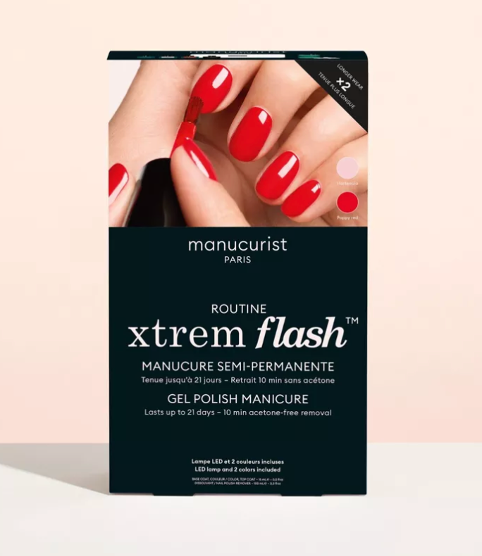 Kit routine semi-permanente Xtrem Flash™ - Hortencia & Poppy Red