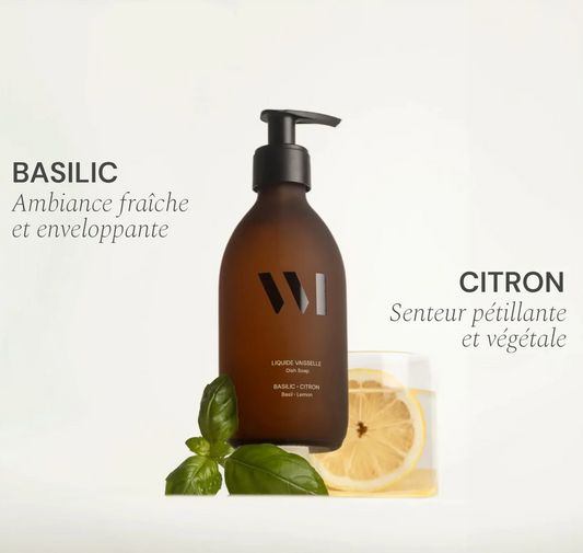Liquide Vaisselle Parfum Basilic - Citron