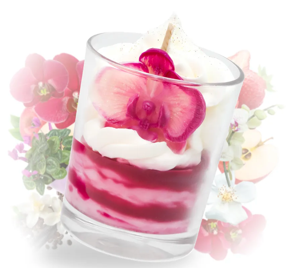 Bougie Orchidée