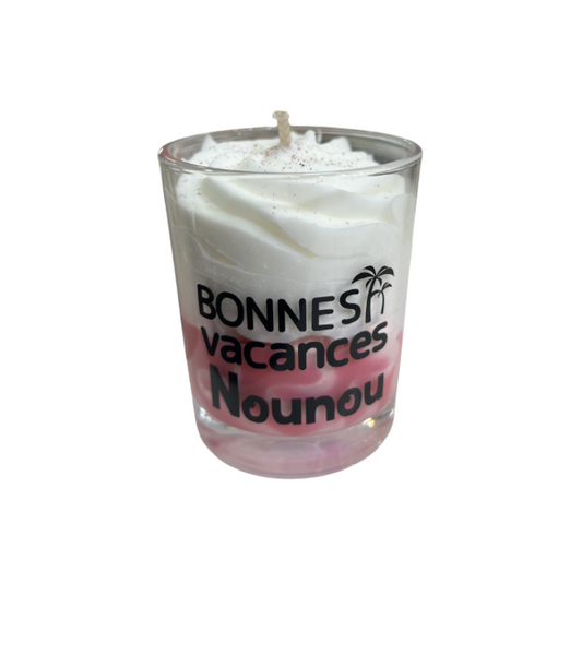 Bougie Gourmande Bonnes Vacances Nounou Parfum Goyave - 12H