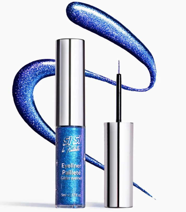 Eyeliner Pailleté Bleu électrique