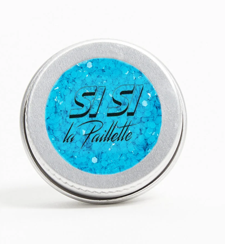 Paillettes Néon Bleu