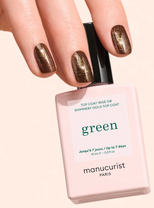 Top Coat Green Irisé - Or