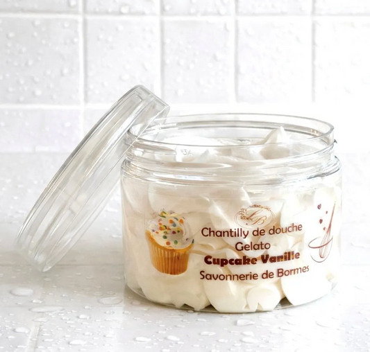Chantilly de Douche - Cupcake Vanille