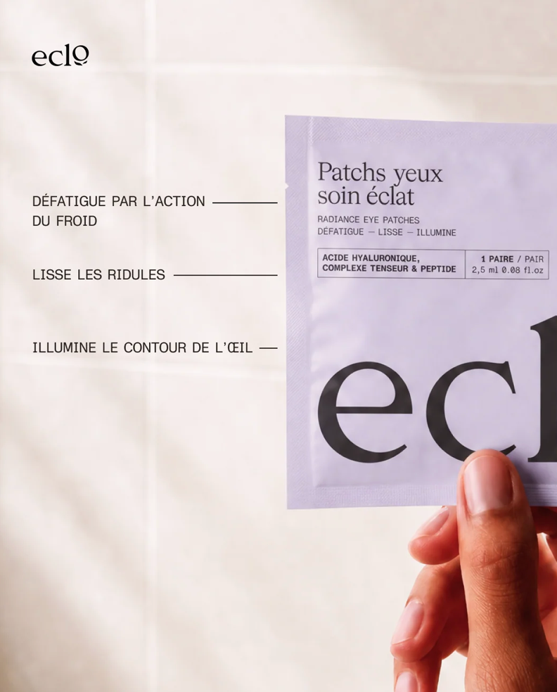 Patchs yeux soin éclat - 1 paire