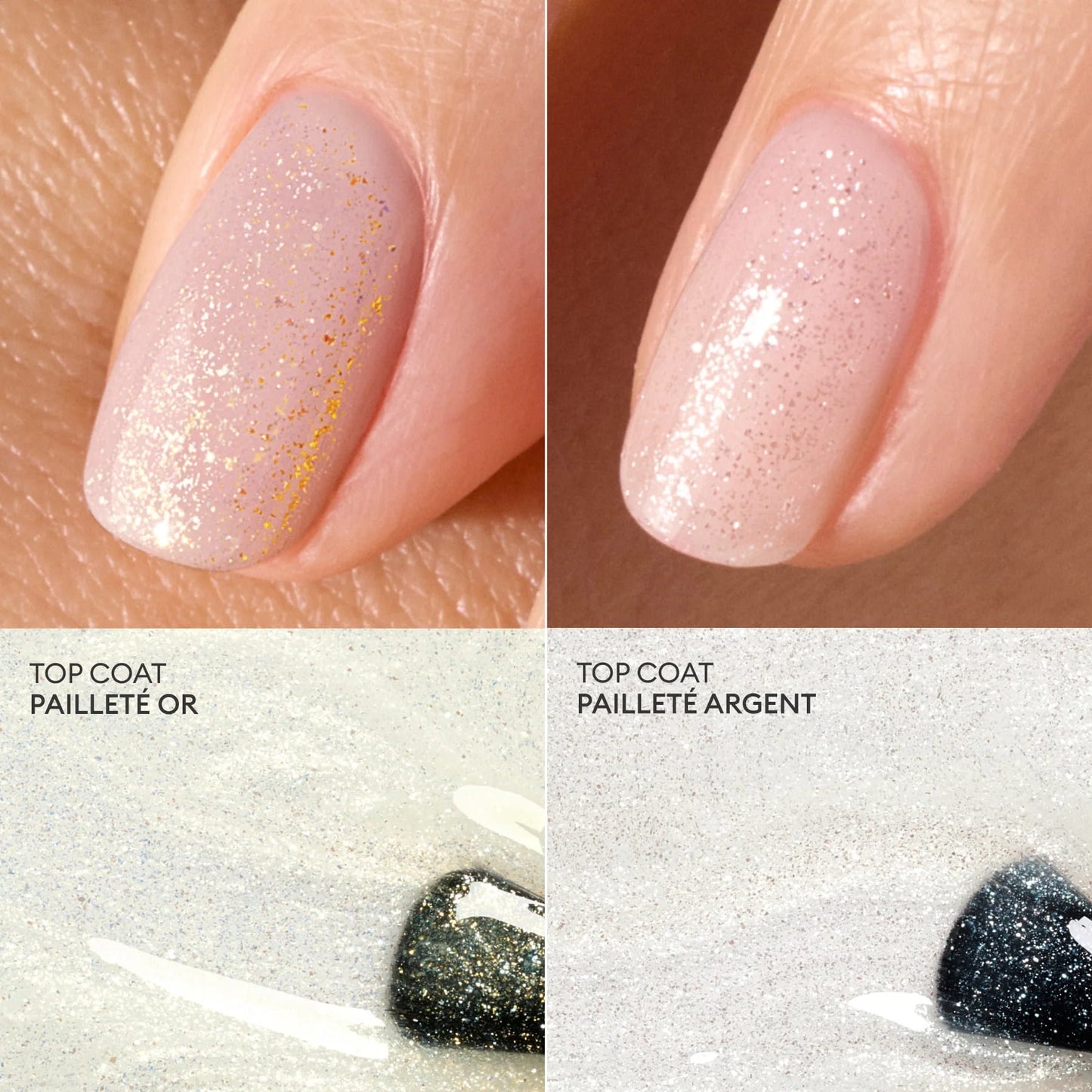 Top Coat Green Irisé - Argent