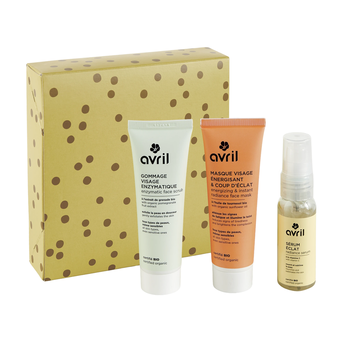 coffret cadeau routine éclat